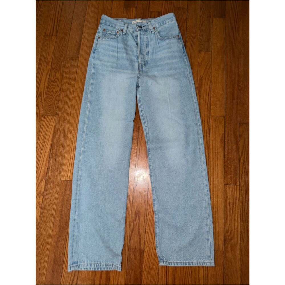 Levis Ribcage Straight Ankle Jeans size 25